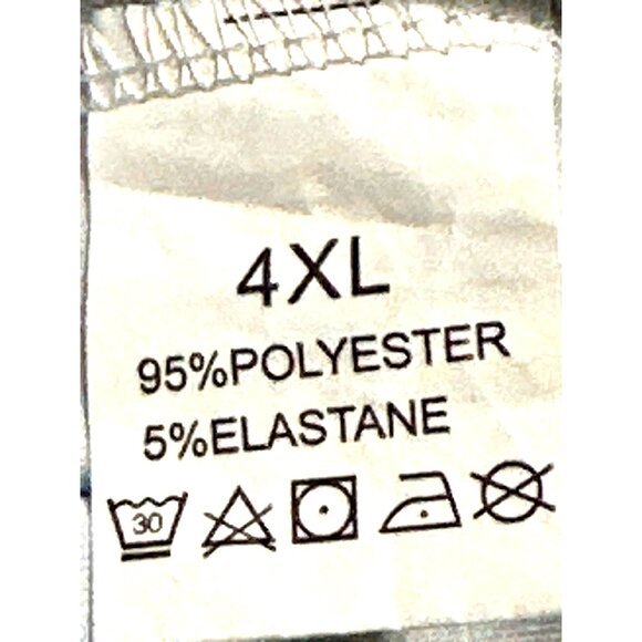 CCC 4XL Cap Sleeve Butterflycore Blouse Artwear Boho Street Chic Color Pop Core - Picture 7 of 11